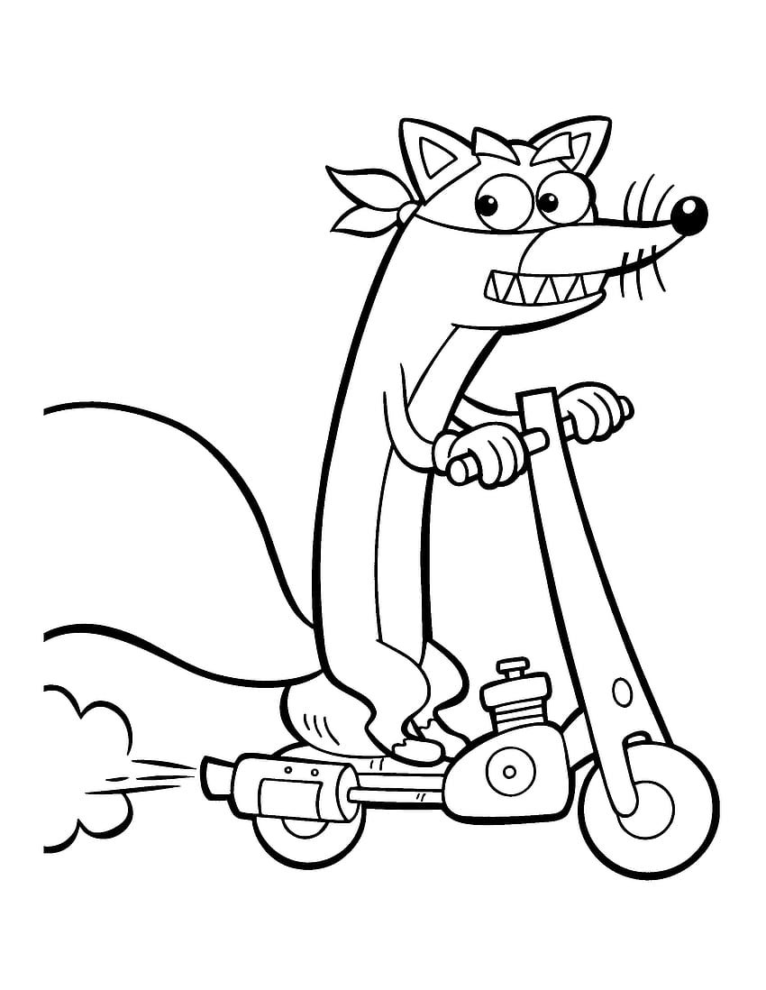 190+ Fox Coloring Pages Printable 143