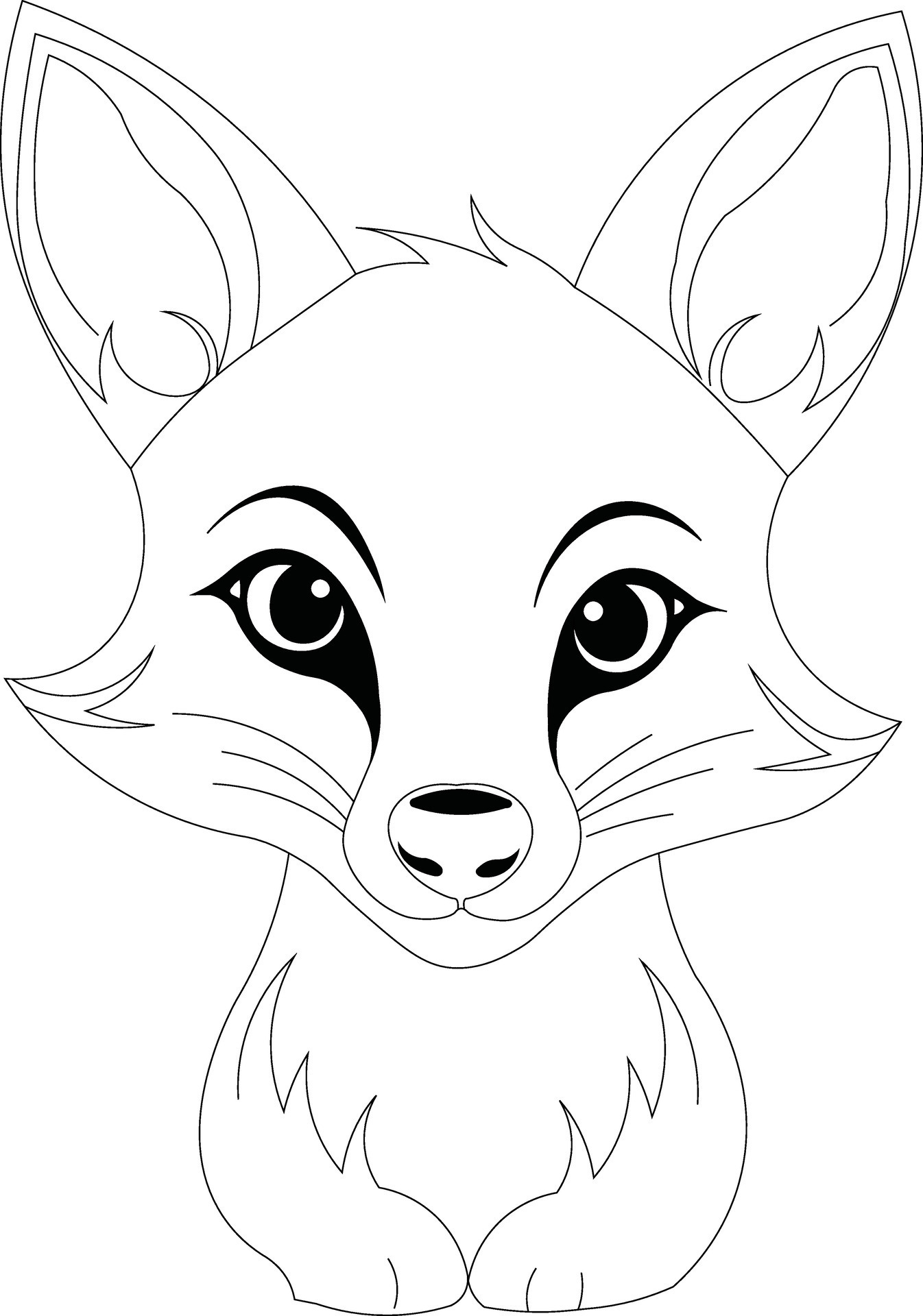 190+ Fox Coloring Pages Printable 149