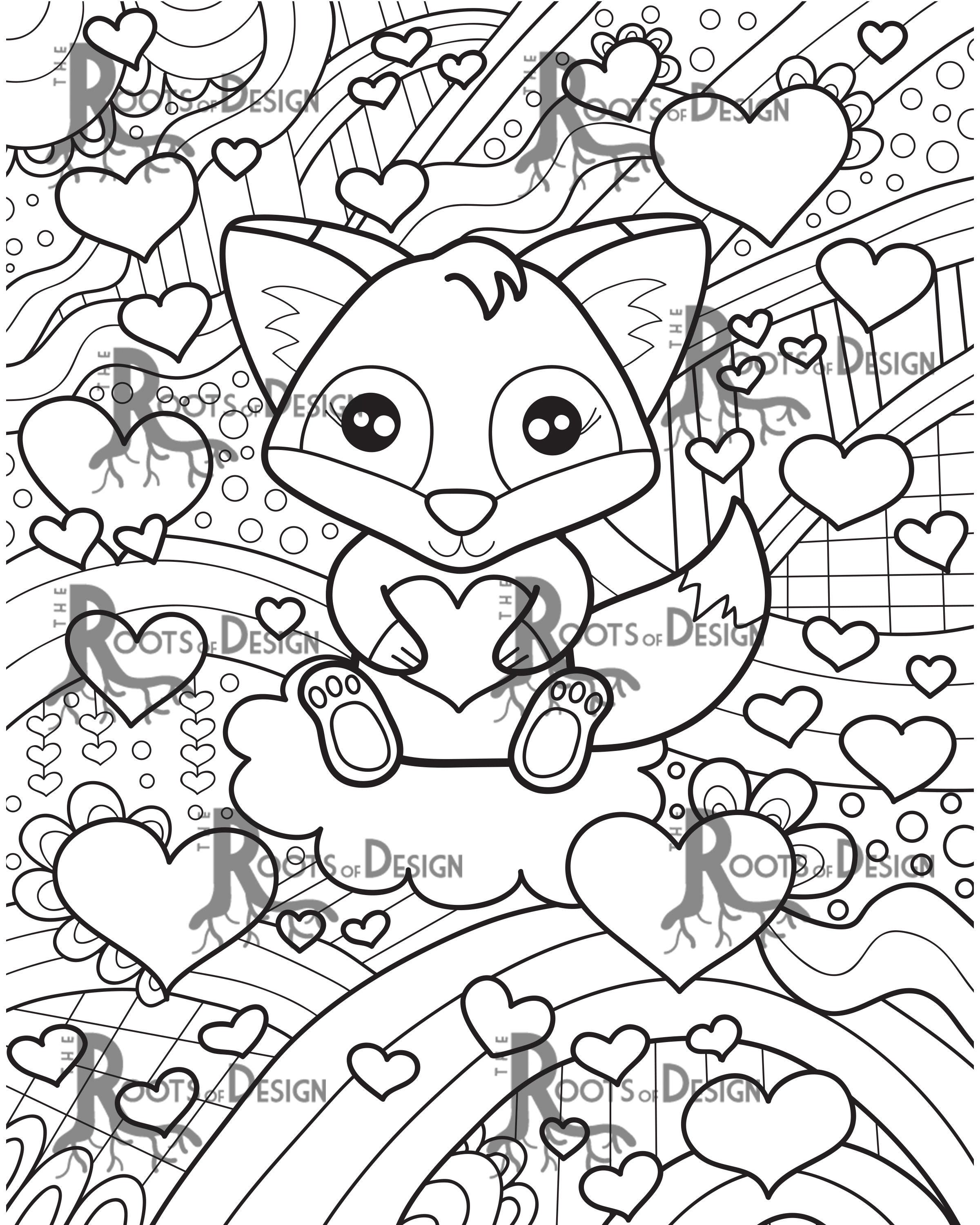 190+ Fox Coloring Pages Printable 152