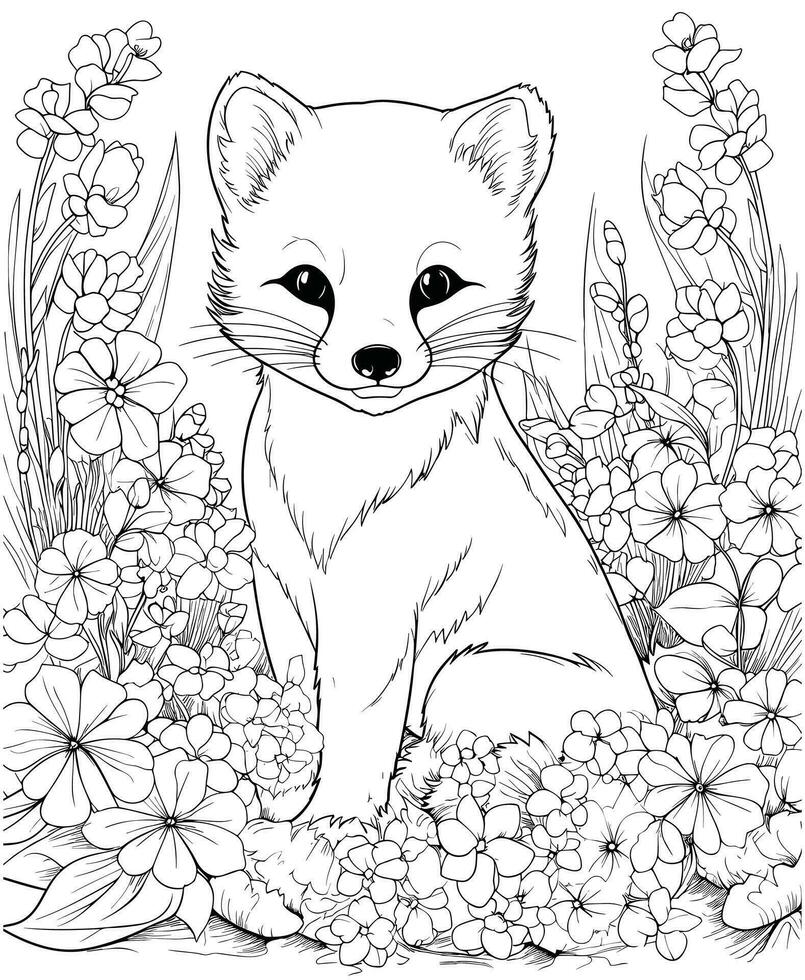 190+ Fox Coloring Pages Printable 164