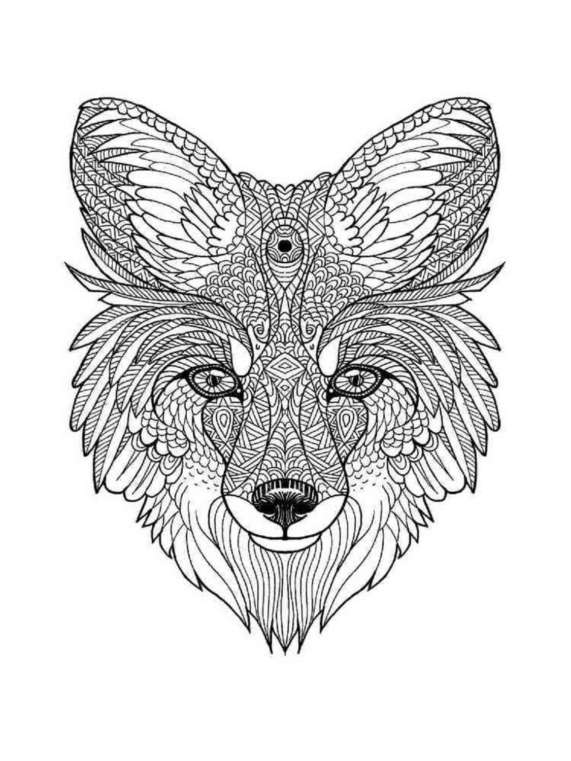 190+ Fox Coloring Pages Printable 178