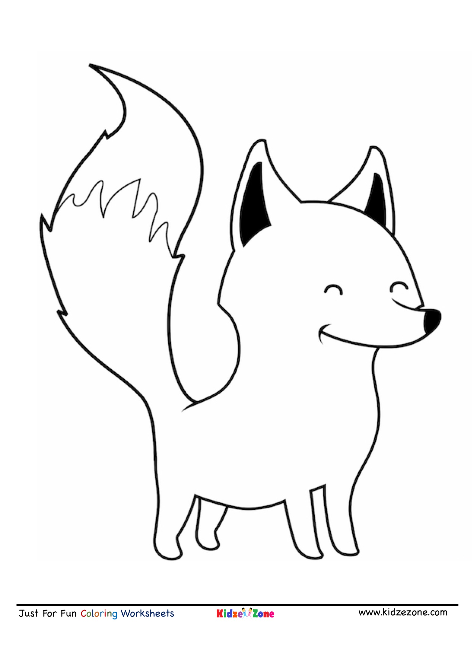 190+ Fox Coloring Pages Printable 19