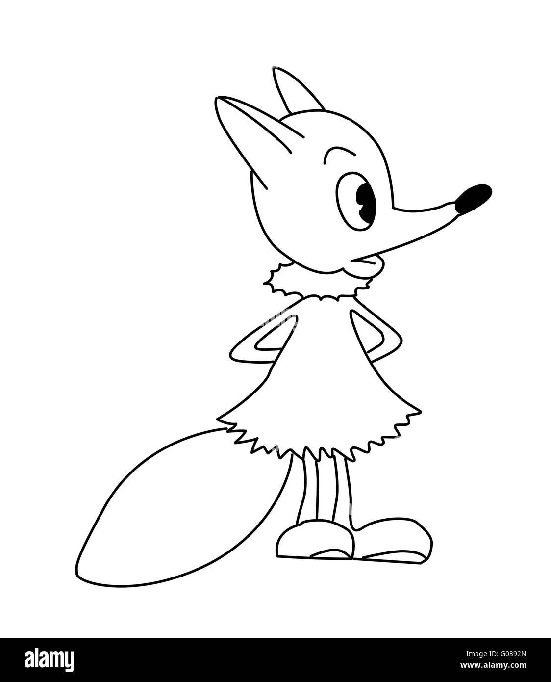 190+ Fox Coloring Pages Printable 190