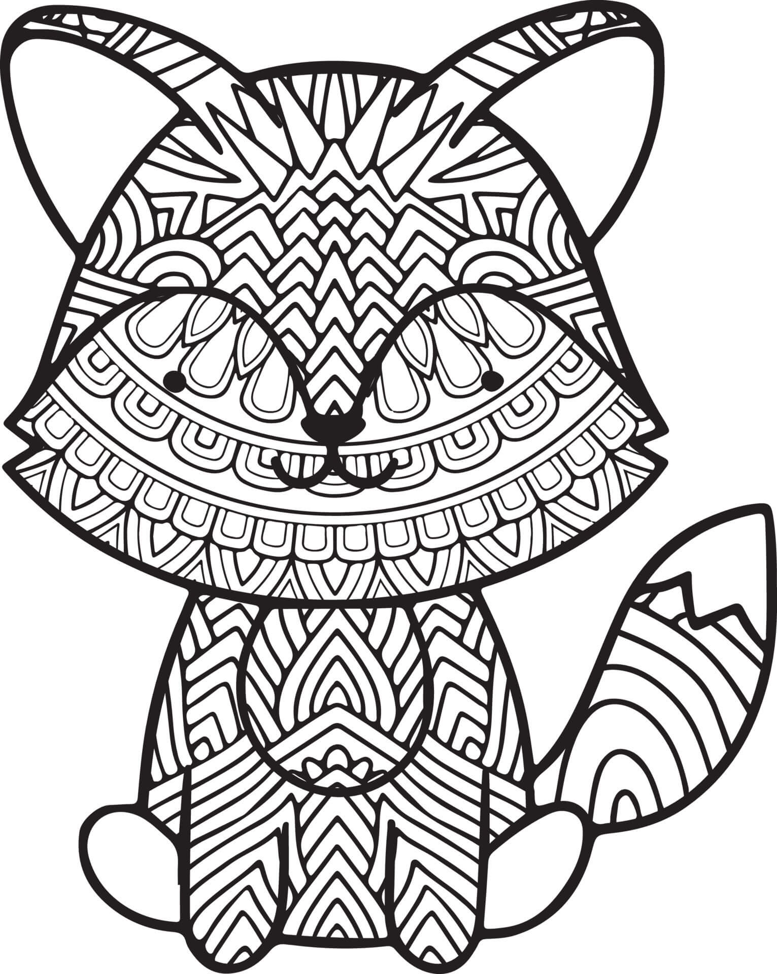 190+ Fox Coloring Pages Printable 20