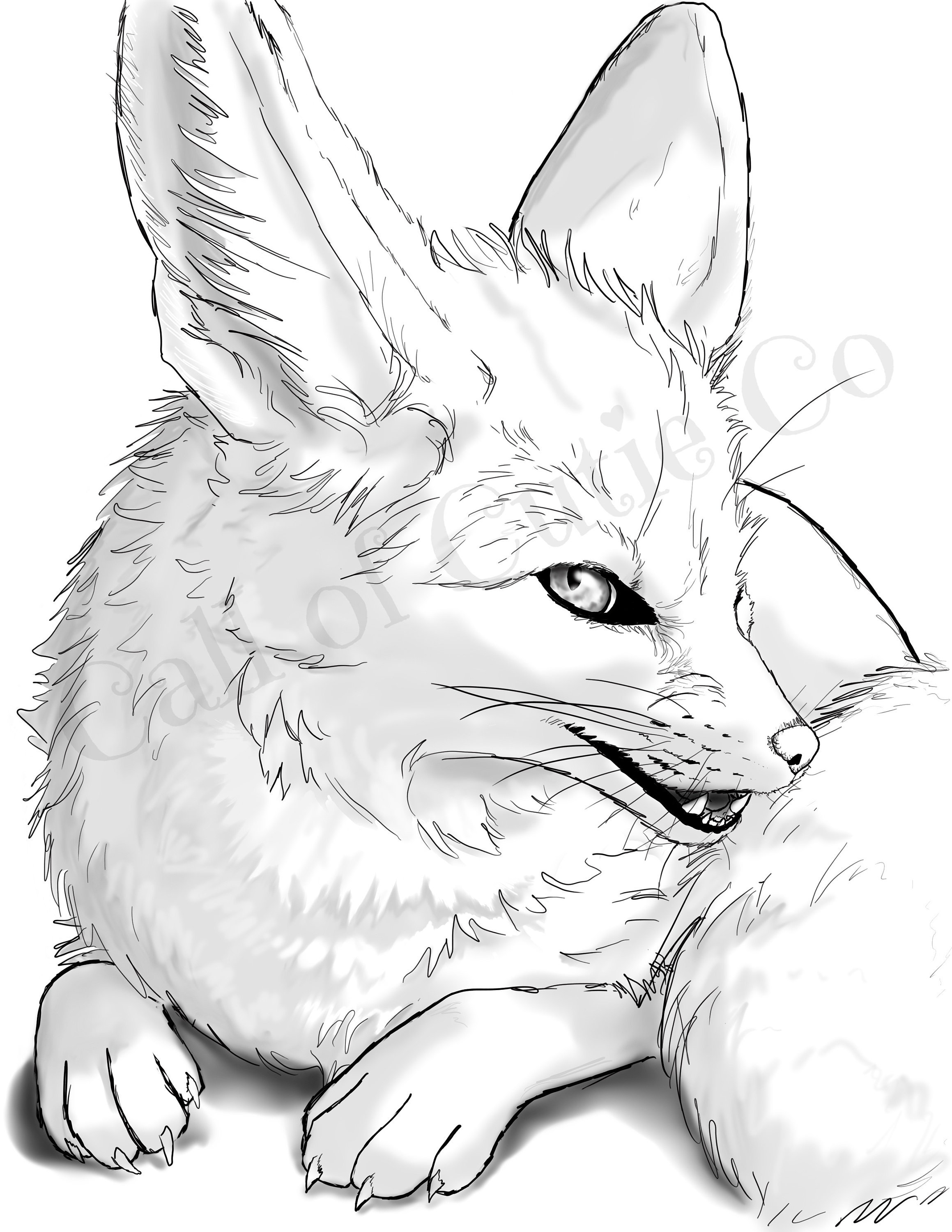 190+ Fox Coloring Pages Printable 21