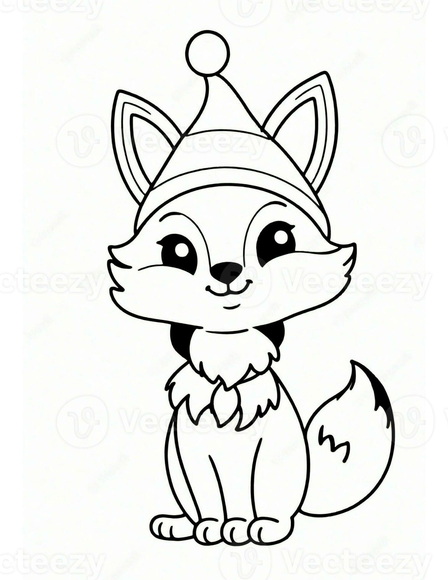 190+ Fox Coloring Pages Printable 26