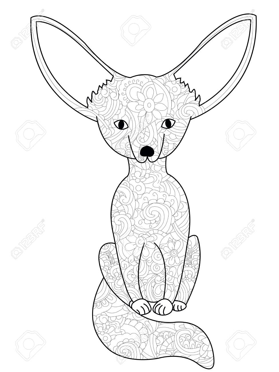 190+ Fox Coloring Pages Printable 3