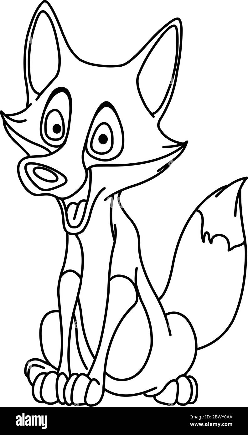 190+ Fox Coloring Pages Printable 35