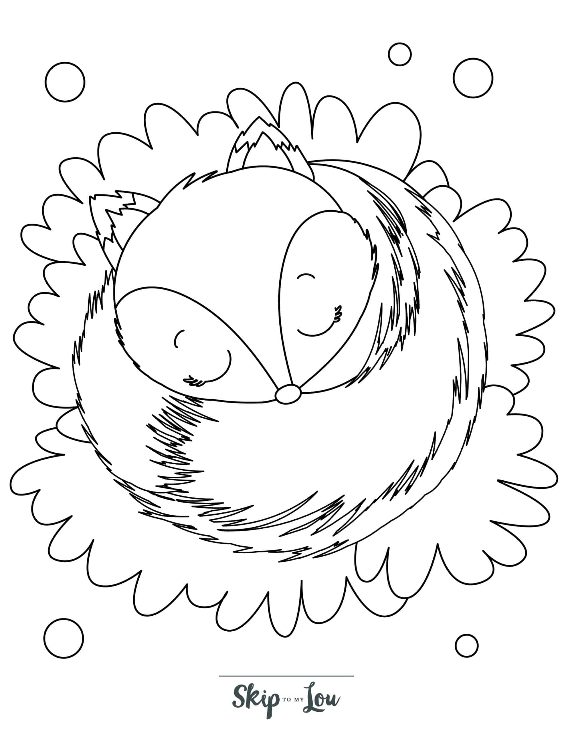 190+ Fox Coloring Pages Printable 46