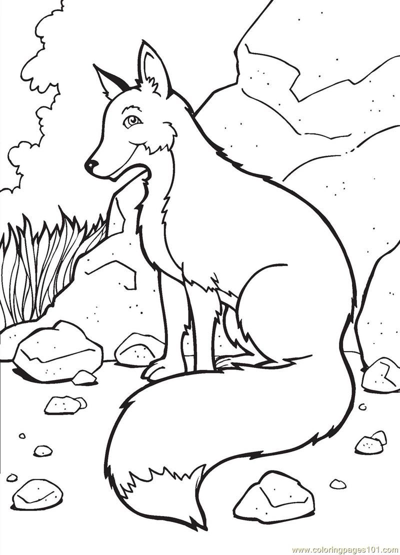 190+ Fox Coloring Pages Printable 48