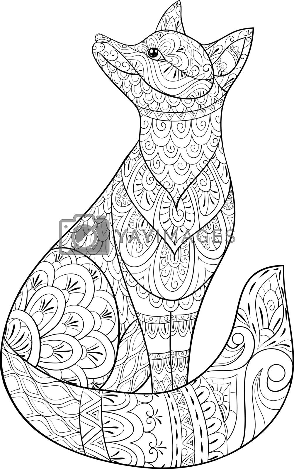 190+ Fox Coloring Pages Printable 62