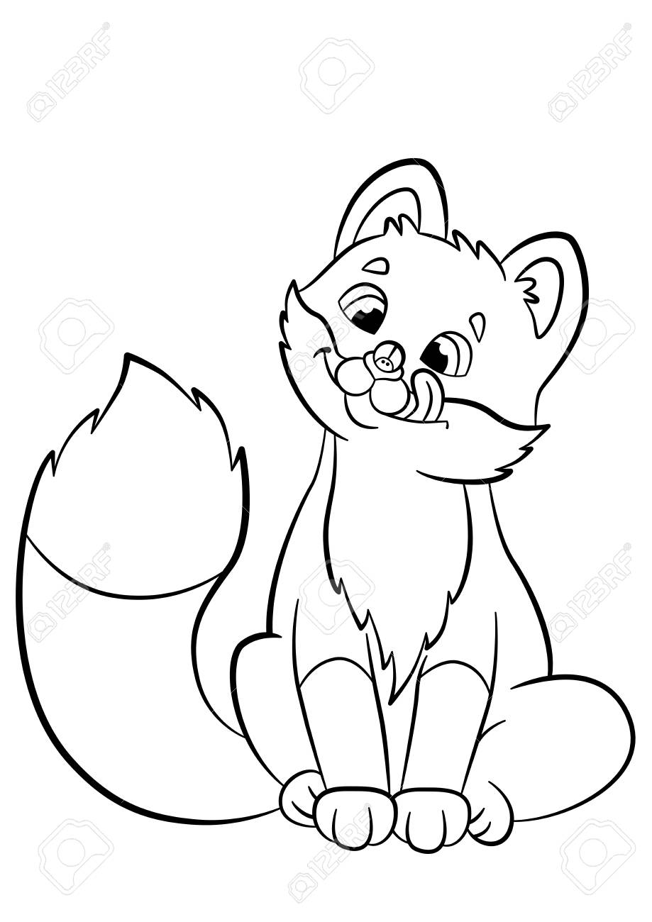 190+ Fox Coloring Pages Printable 66