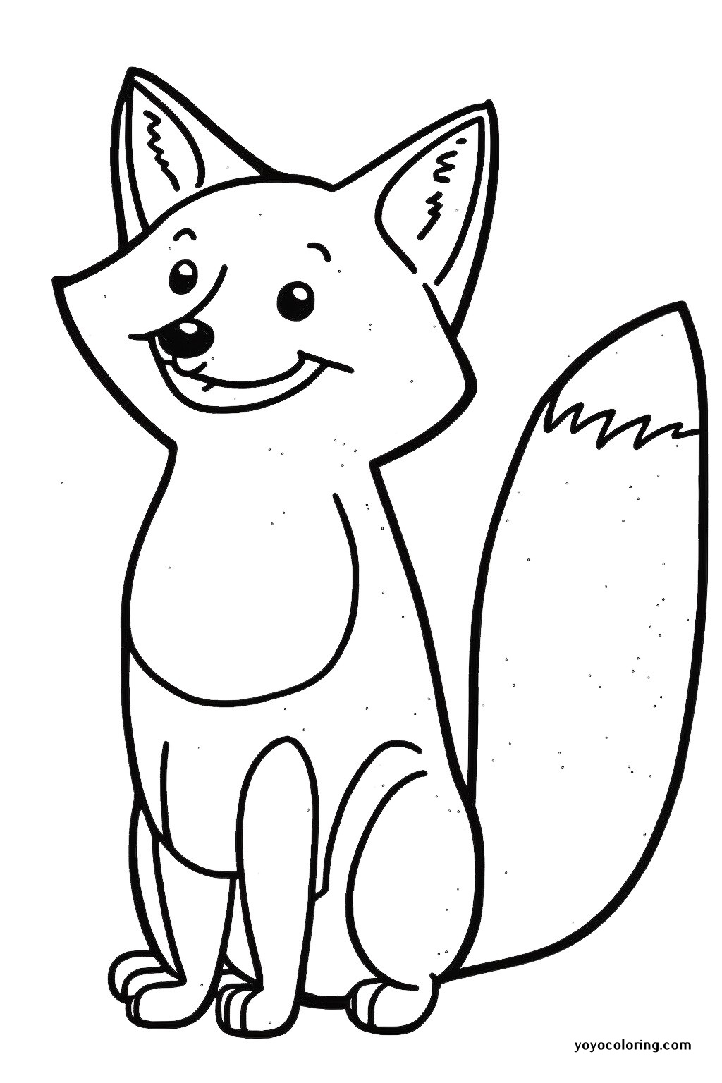 190+ Fox Coloring Pages Printable 68