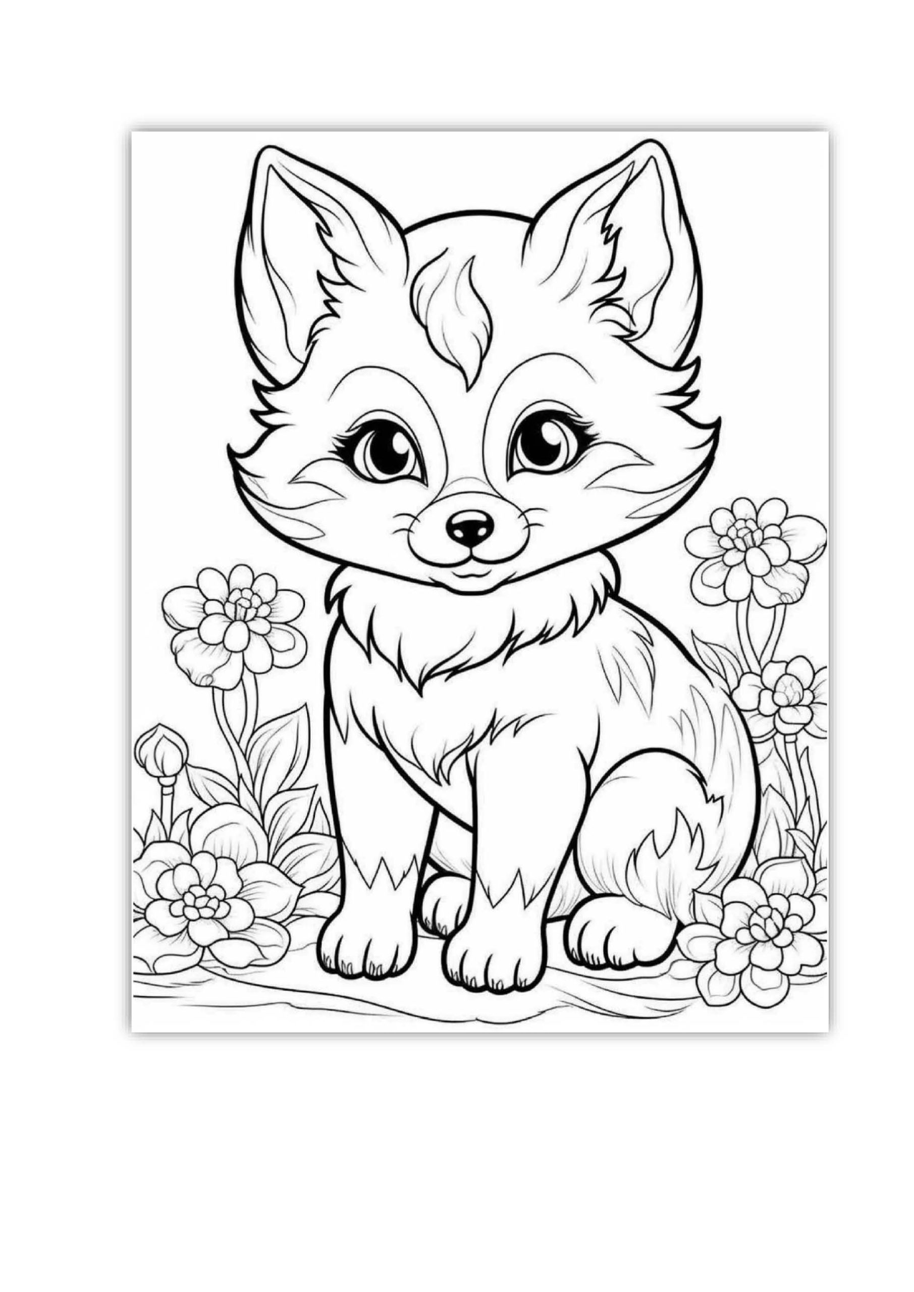 190+ Fox Coloring Pages Printable 7