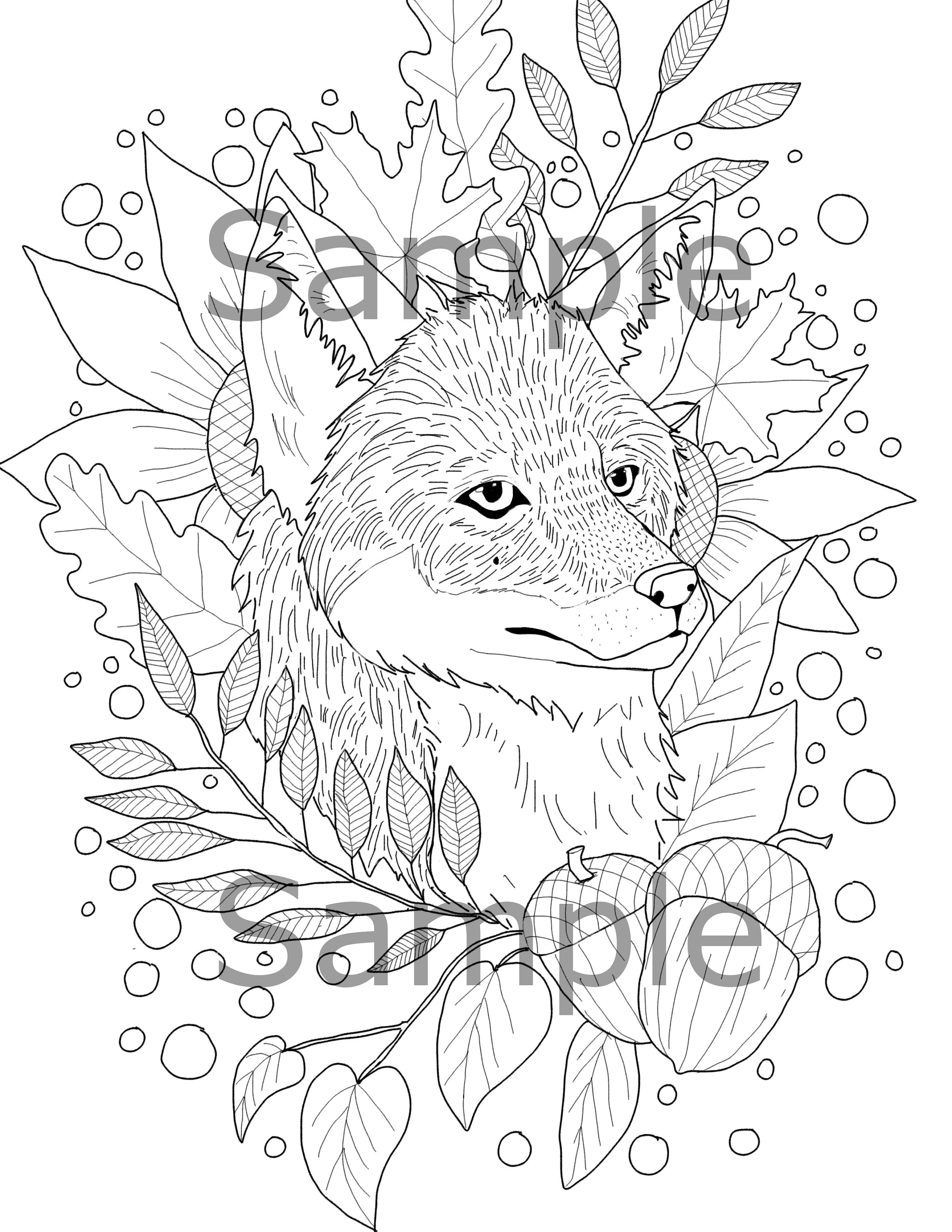 190+ Fox Coloring Pages Printable 77