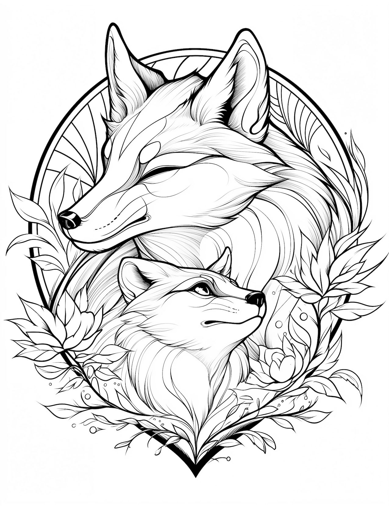 190+ Fox Coloring Pages Printable 81