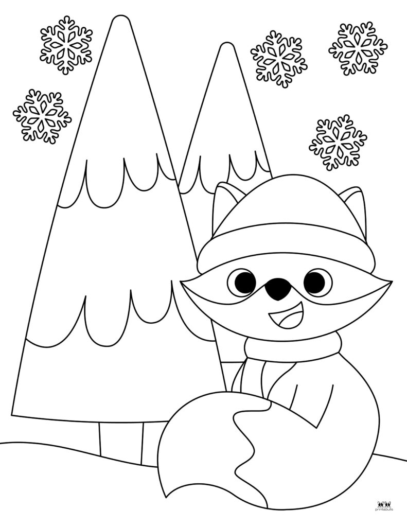 190+ Fox Coloring Pages Printable 97