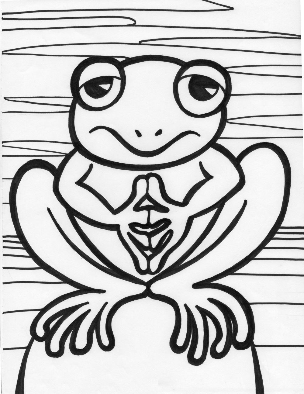 190+ Frog Coloring Page Designs 101