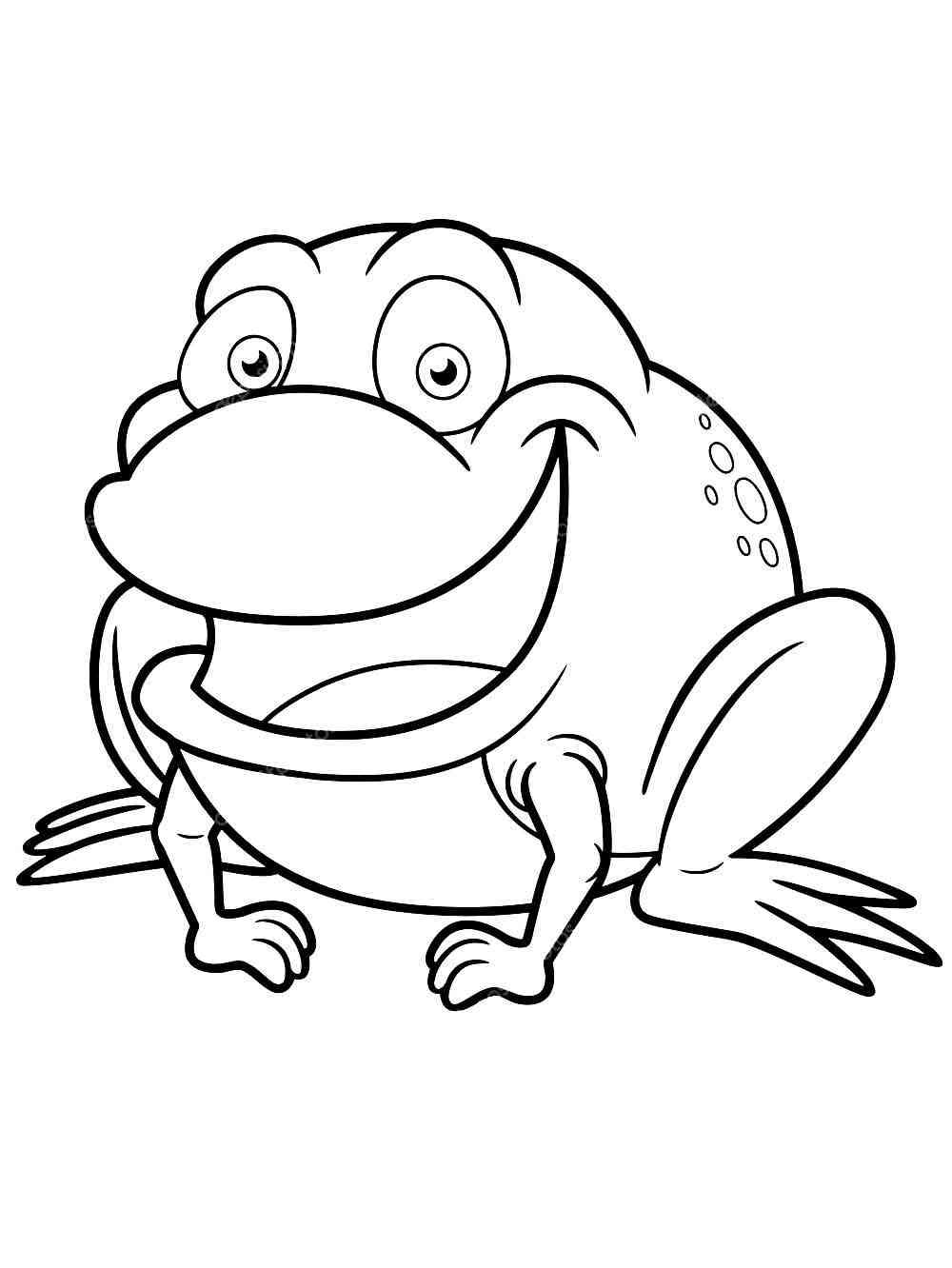 190+ Frog Coloring Page Designs 119