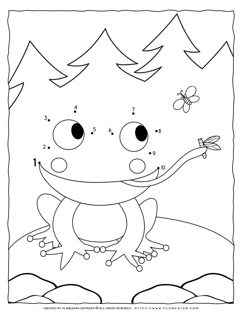 190+ Frog Coloring Page Designs 148