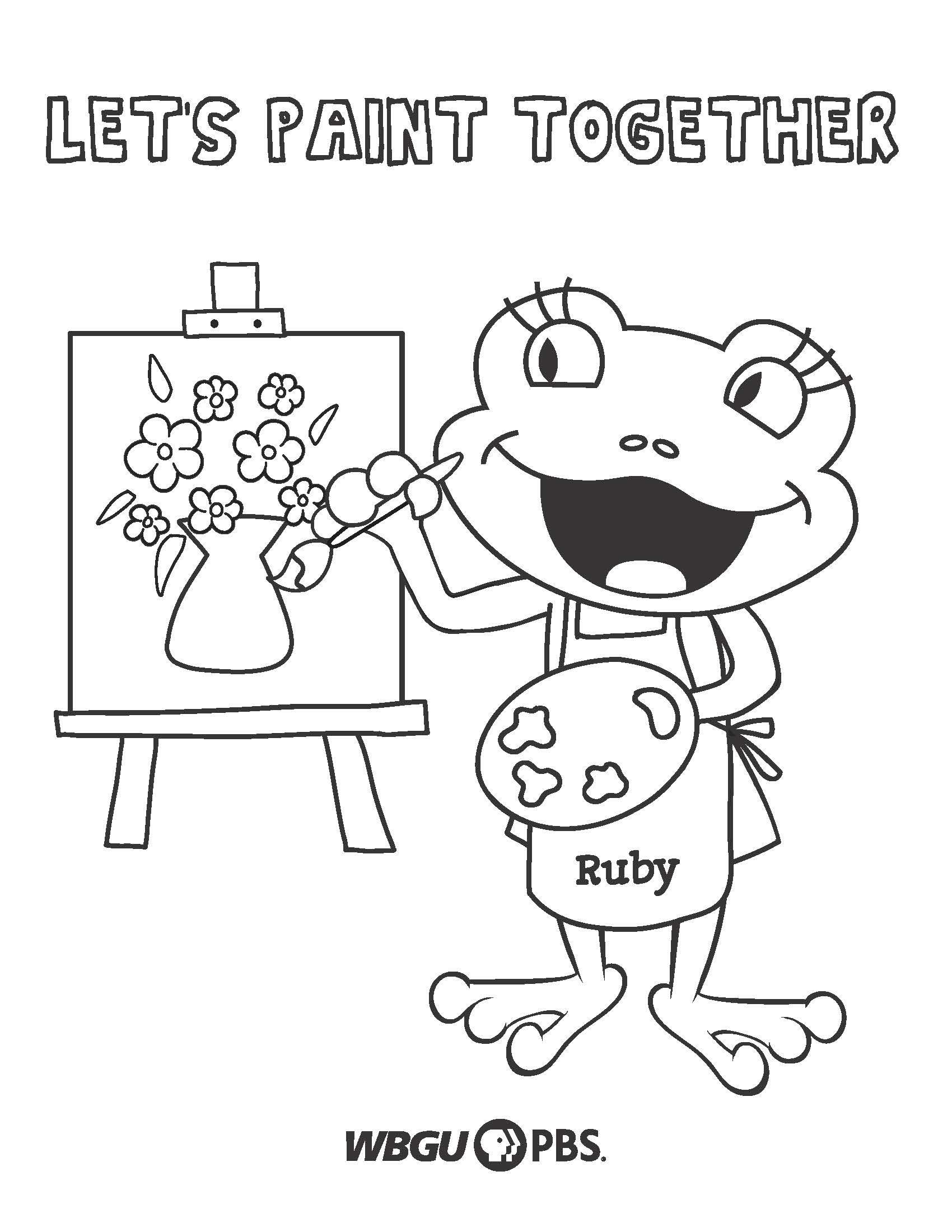 190+ Frog Coloring Page Designs 154