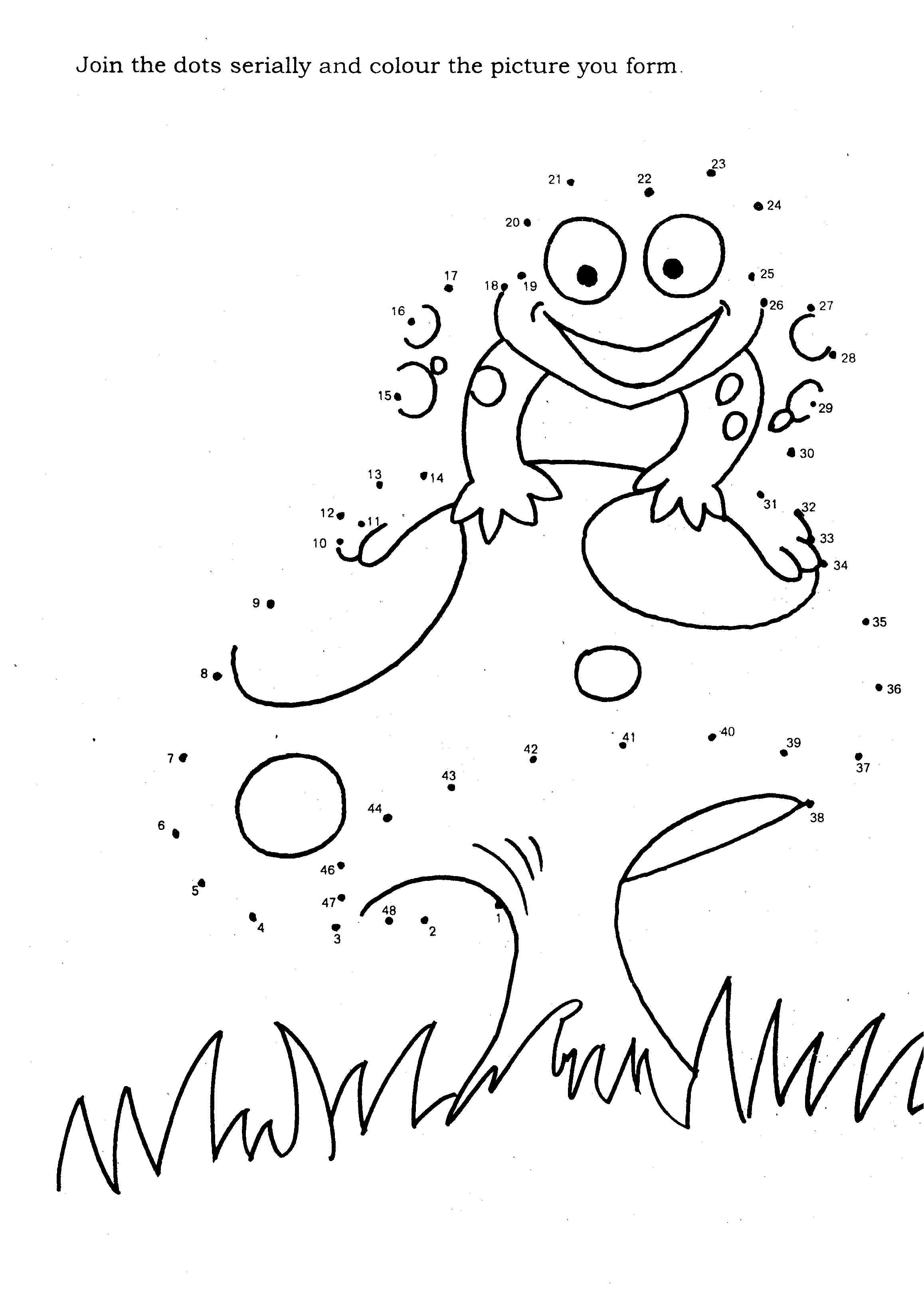 190+ Frog Coloring Page Designs 167