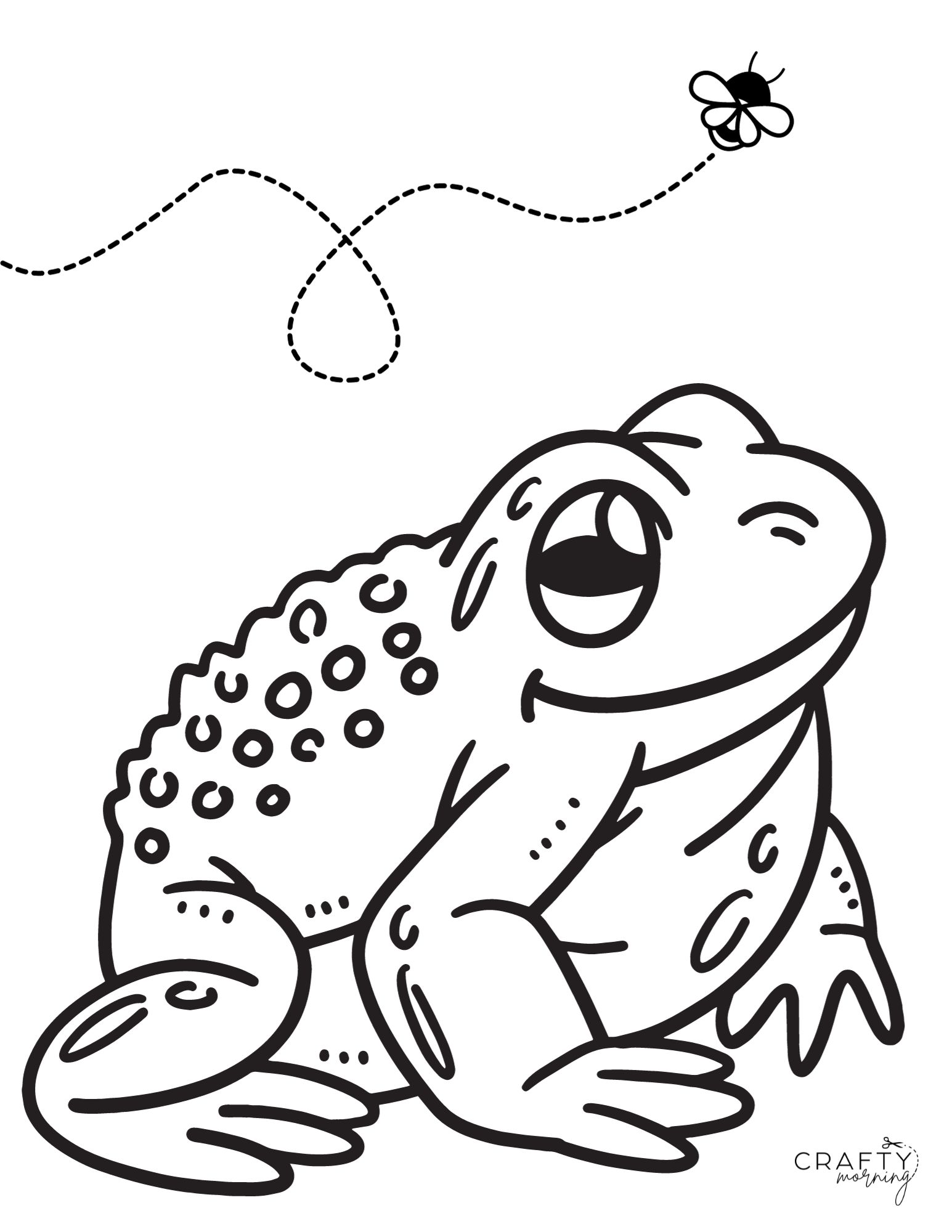 190+ Frog Coloring Page Designs 3