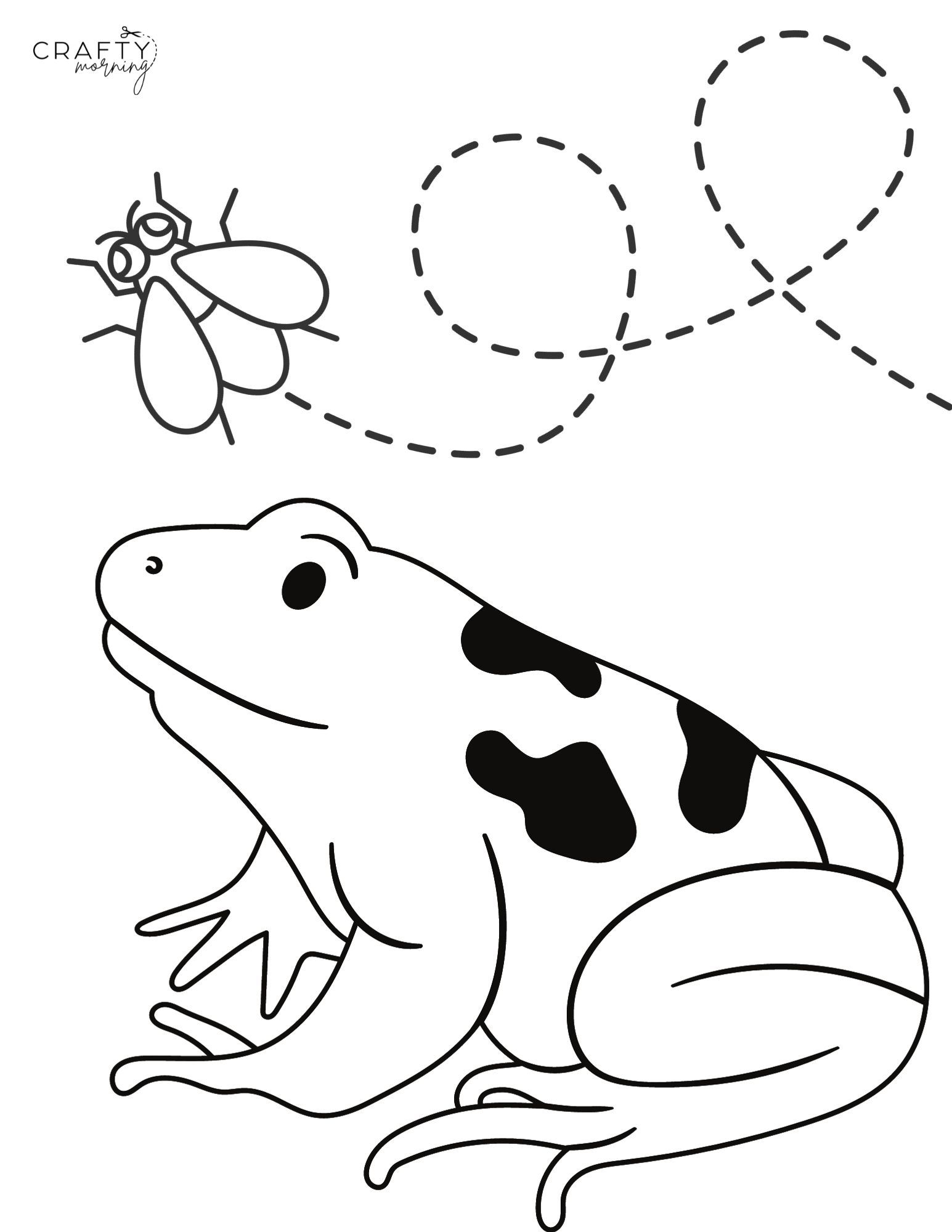 190+ Frog Coloring Page Designs 31