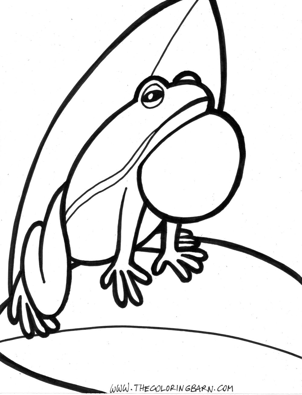 190+ Frog Coloring Page Designs 81