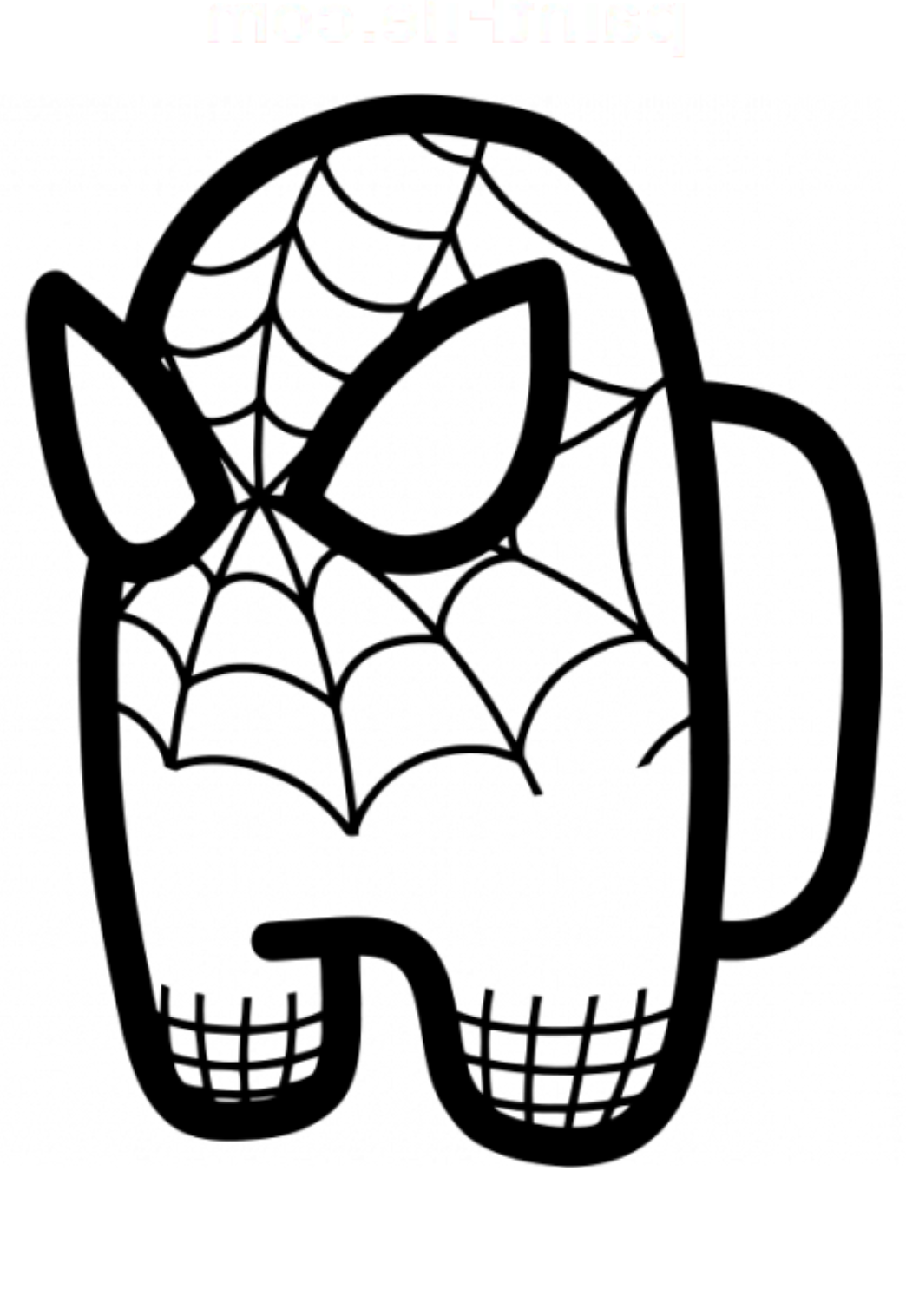 194 Venom Among Us Coloring Pages Printable 173