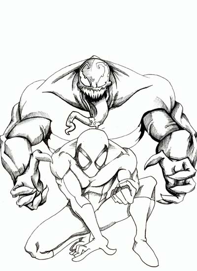 194 Venom Among Us Coloring Pages Printable 20