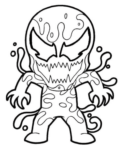 194 Venom Among Us Coloring Pages Printable 34