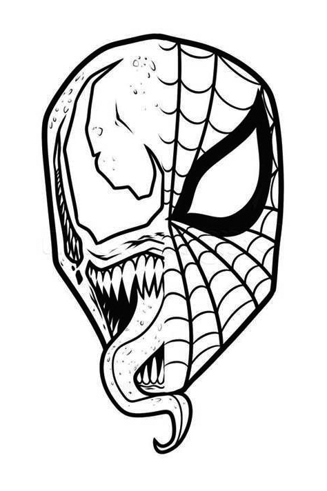 194 Venom Among Us Coloring Pages Printable 36