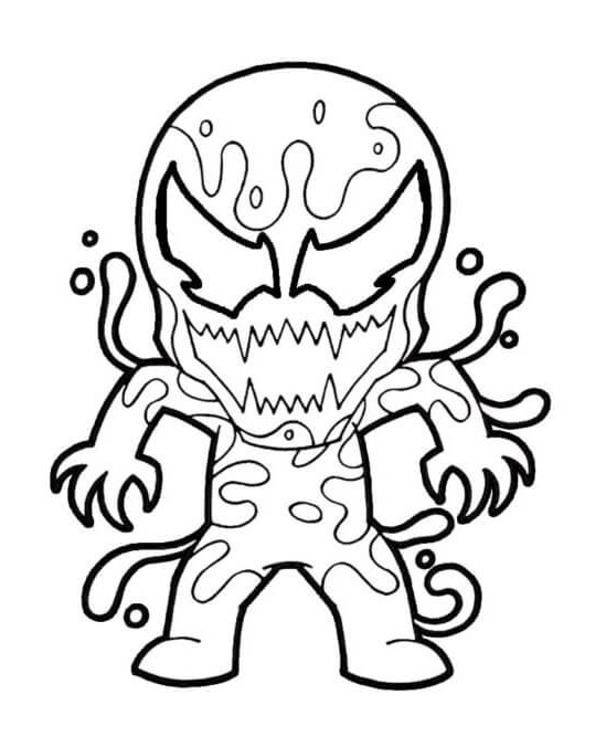 194 Venom Among Us Coloring Pages Printable 40