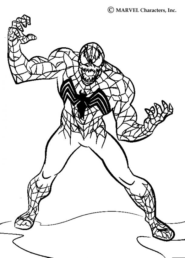 194 Venom Among Us Coloring Pages Printable 65