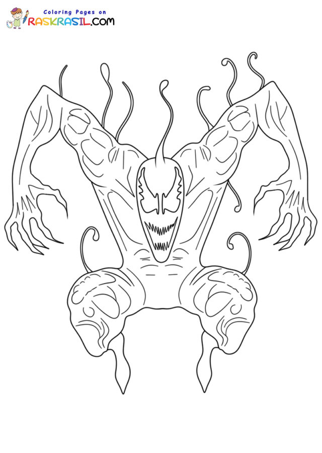 194 Venom Among Us Coloring Pages Printable 69