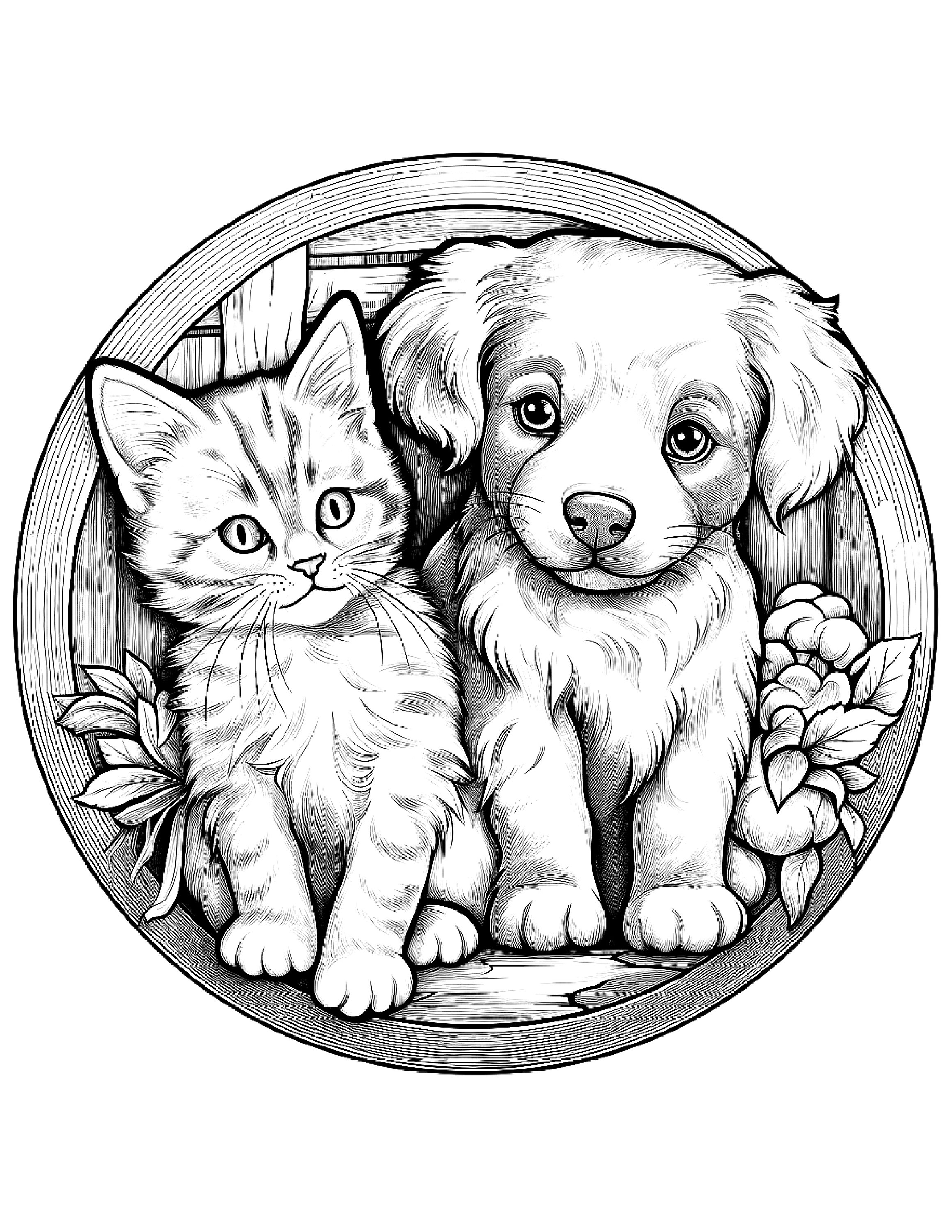 195+ Coloring Pages of Cute Puppies Printable 111