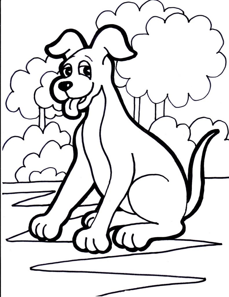 195+ Coloring Pages of Cute Puppies Printable 112