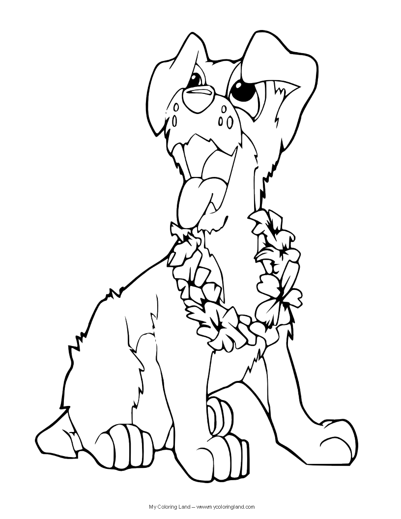 195+ Coloring Pages of Cute Puppies Printable 115