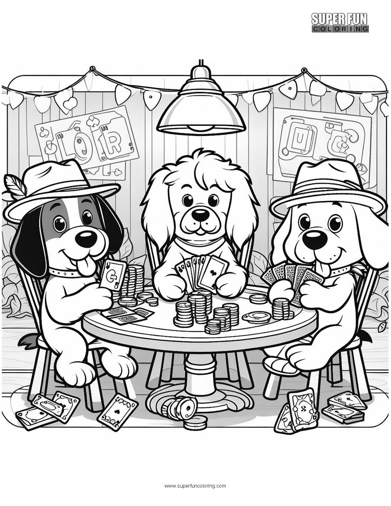 195+ Coloring Pages of Cute Puppies Printable 12