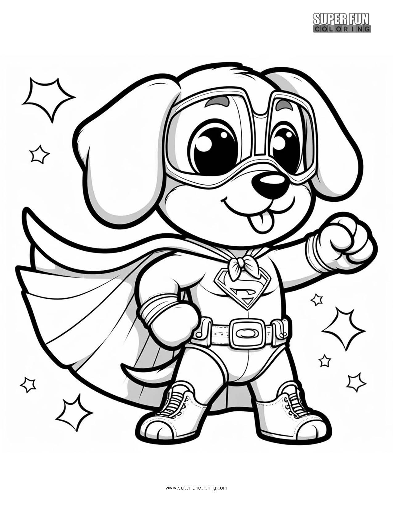 195+ Coloring Pages of Cute Puppies Printable 121