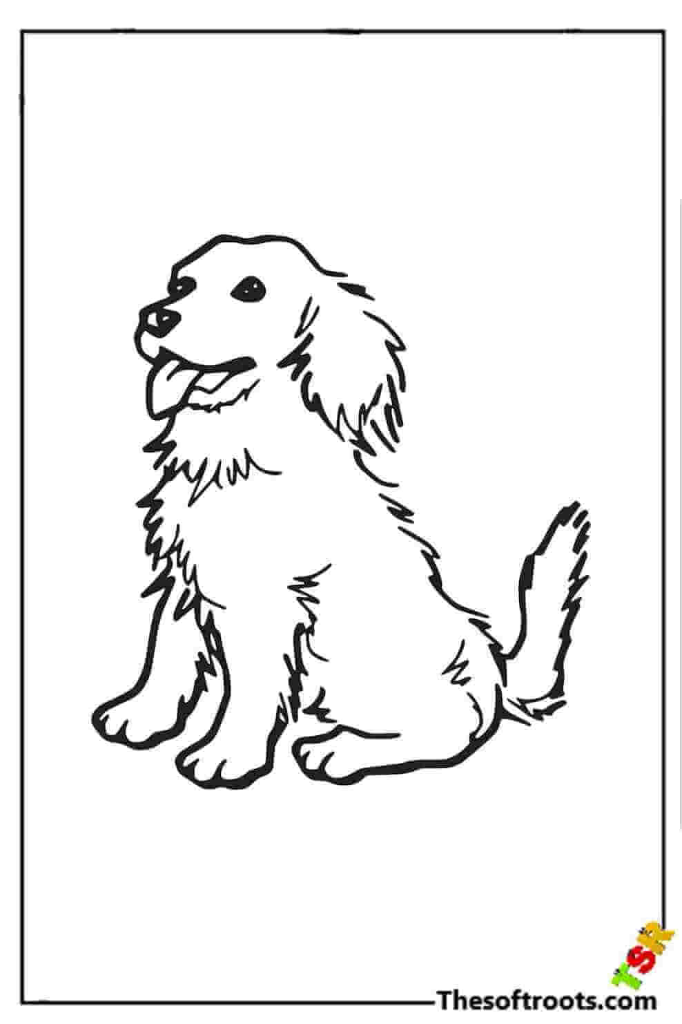 195+ Coloring Pages of Cute Puppies Printable 136