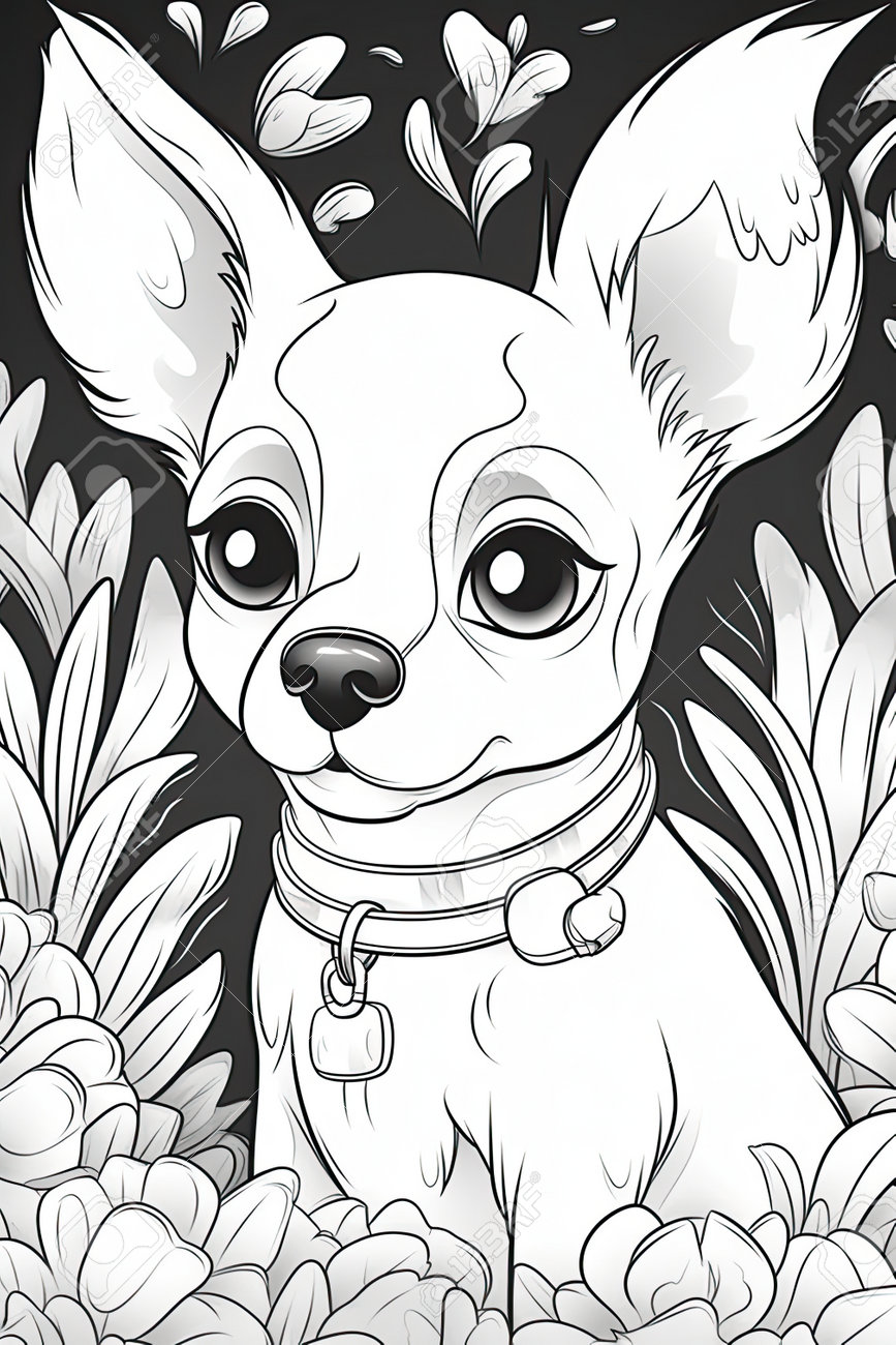 195+ Coloring Pages of Cute Puppies Printable 138