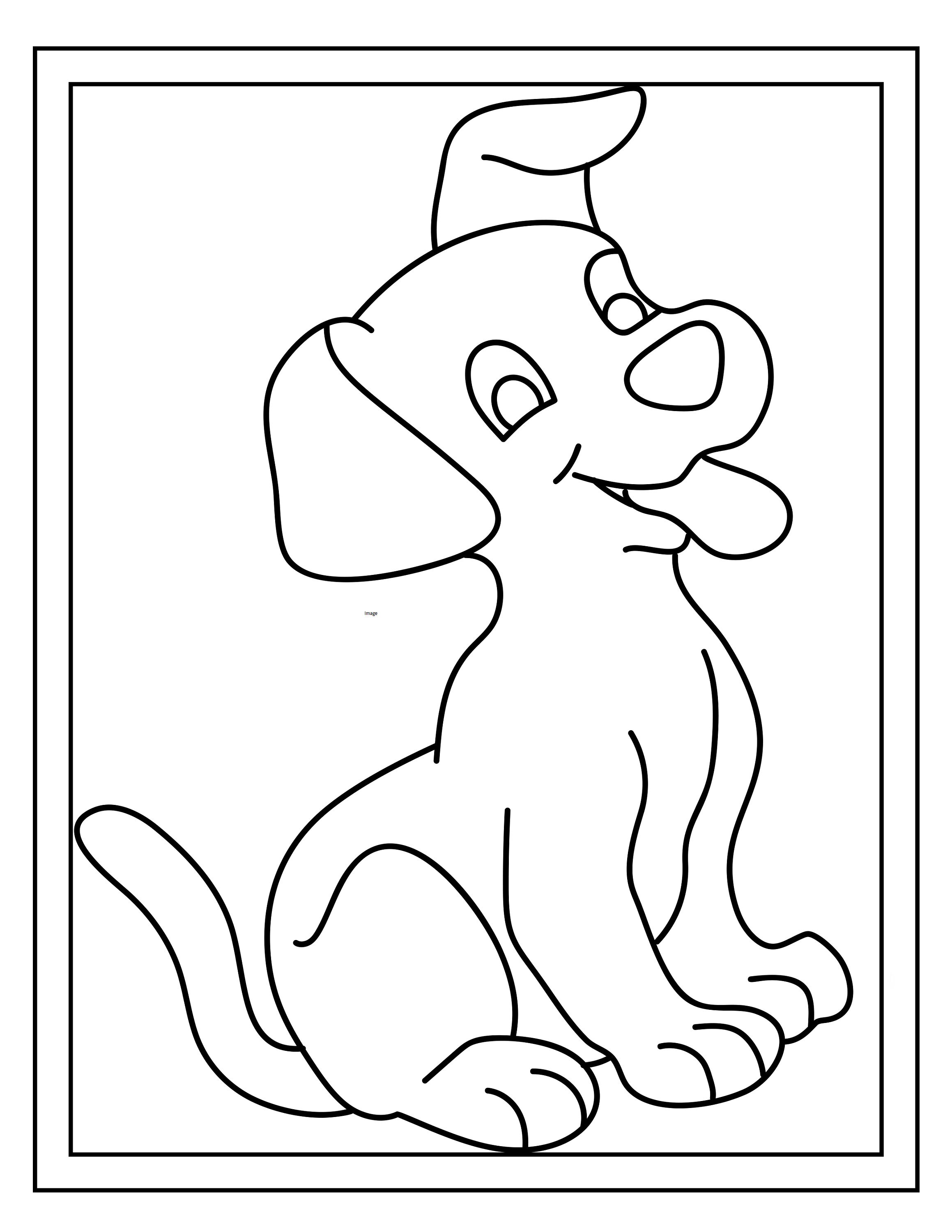 195+ Coloring Pages of Cute Puppies Printable 145