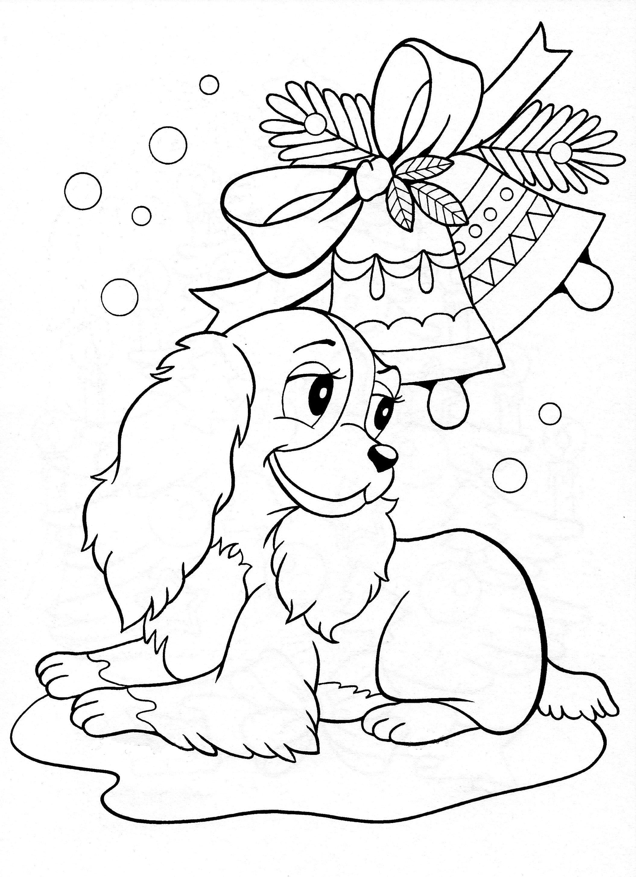 195+ Coloring Pages of Cute Puppies Printable 150