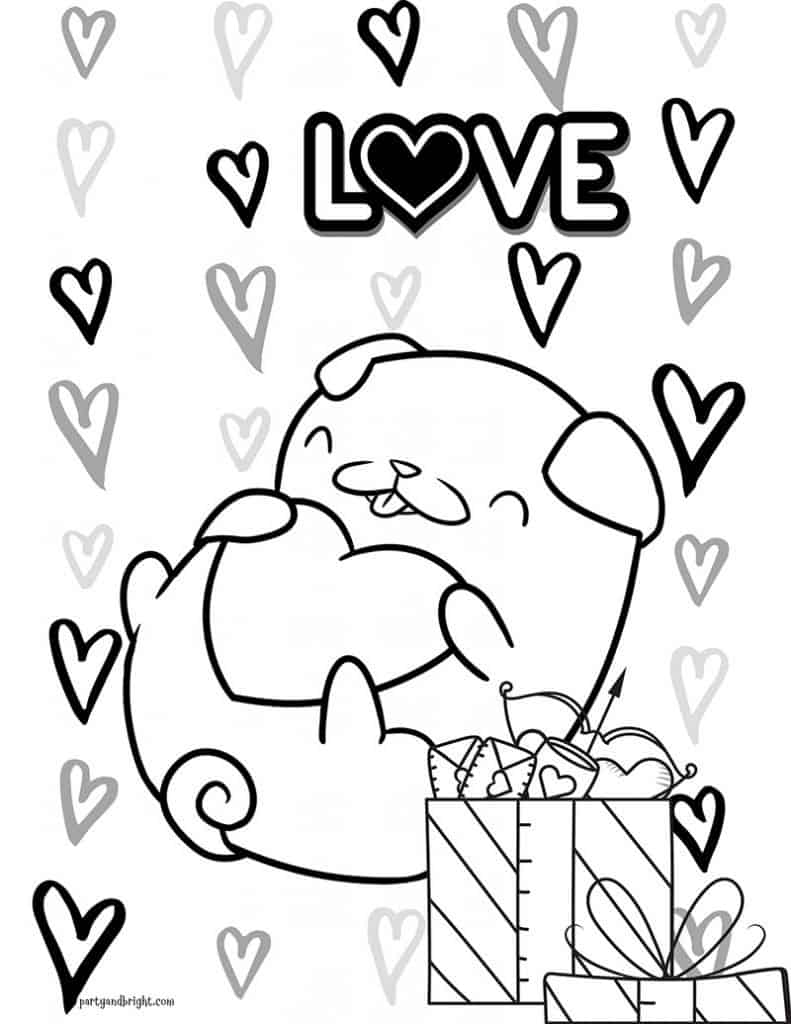 195+ Coloring Pages of Cute Puppies Printable 16