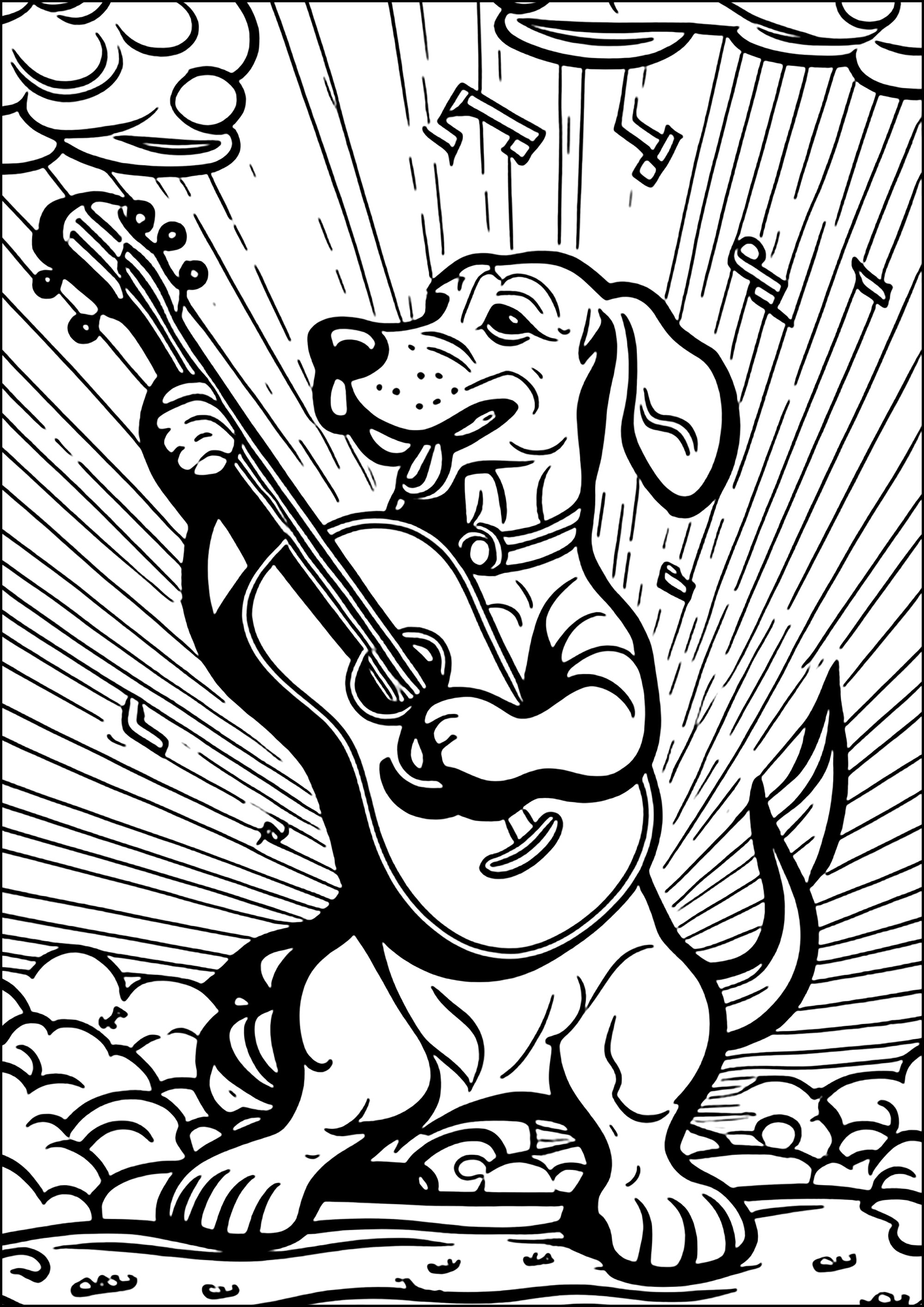 195+ Coloring Pages of Cute Puppies Printable 166