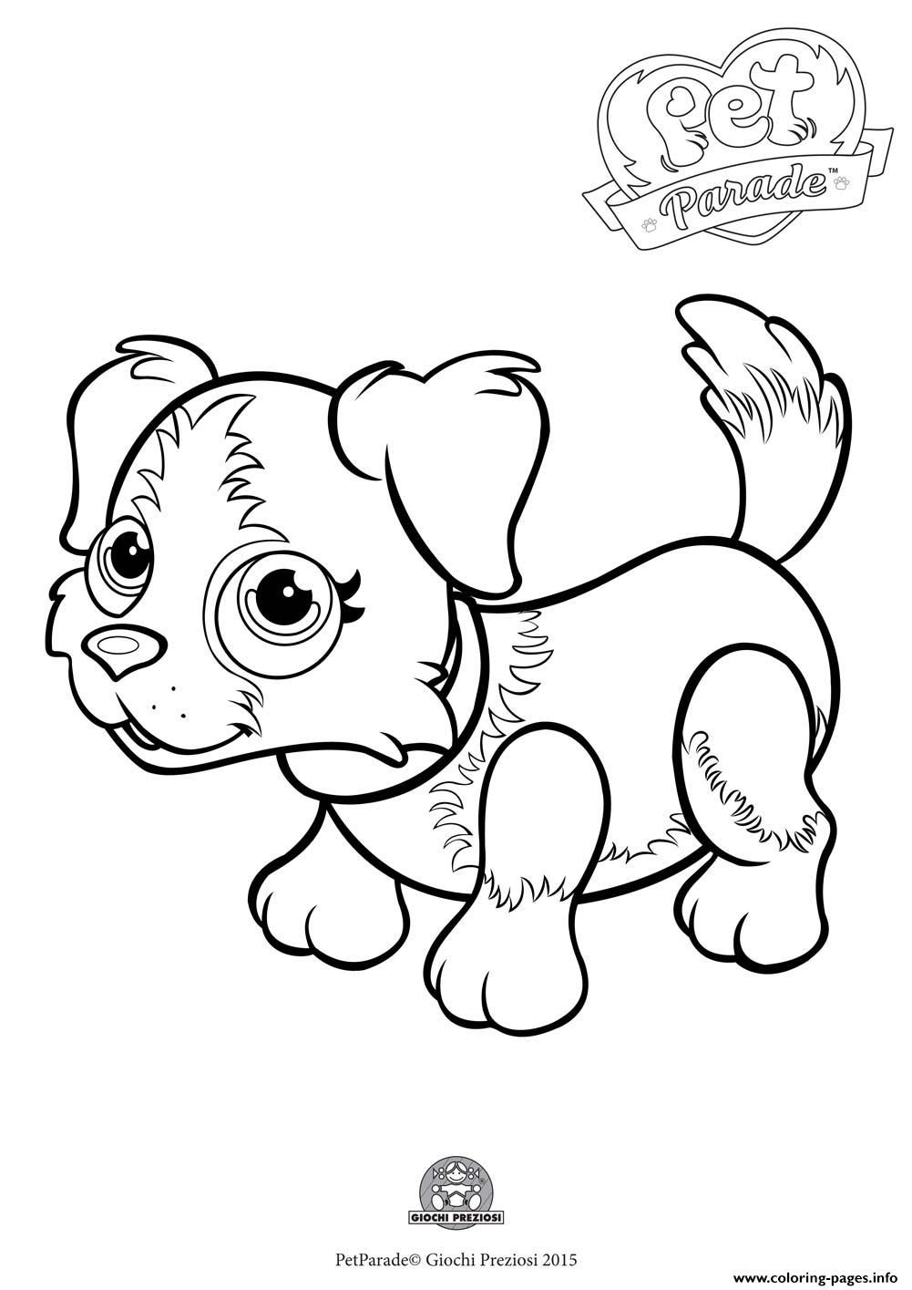 195+ Coloring Pages of Cute Puppies Printable 178