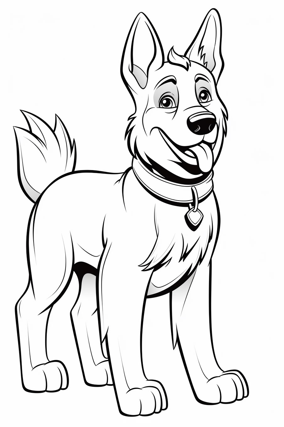 195+ Coloring Pages of Cute Puppies Printable 182