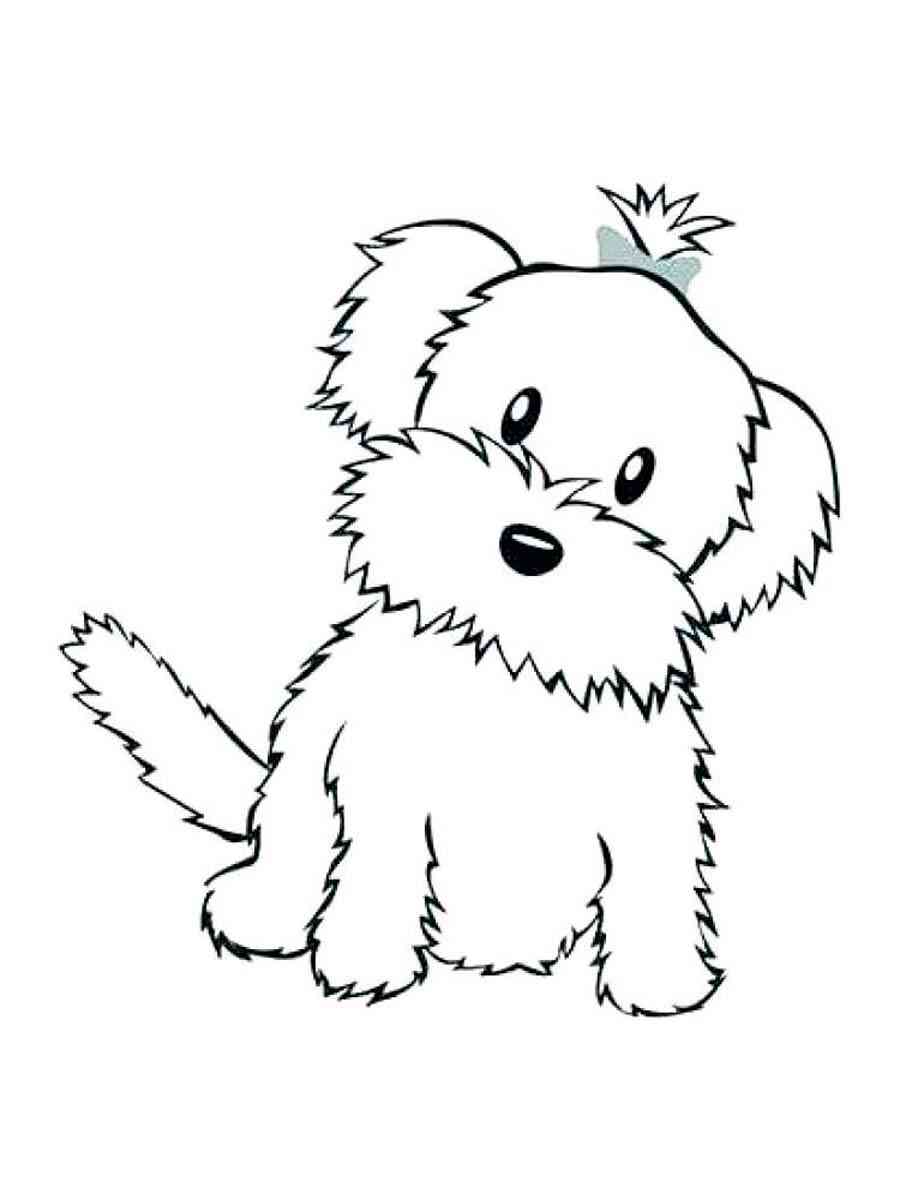 195+ Coloring Pages of Cute Puppies Printable 186